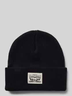 Levi's Beanie met labelpatch model 'BACKPATCH'