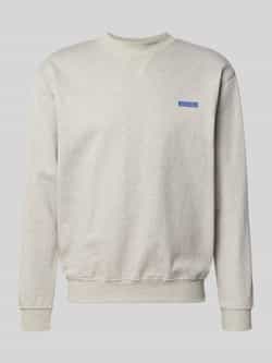 WOODBIRD Sweatshirt met labelprint model 'Cane'