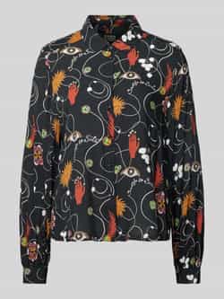 Scotch & Soda Regular fit blouse met doorknoopsluiting