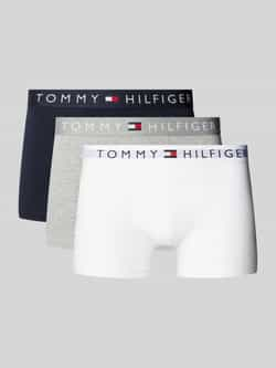 Tommy Hilfiger Boxershort met elastische band met label in een set van 3 stuks