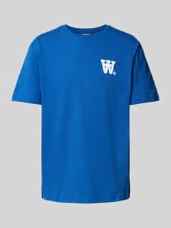 Wood T-shirt met logoprint model 'Ace'