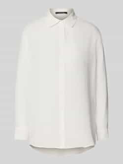 Comma Regular fit blouse van een mix van ramie en lyocell