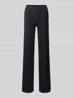 OH APRIL Flared stoffen broek met structuurmotief model 'Lyle'