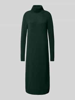 Pieces Relaxed fit gebreide jurk met col en zijsplitten model 'JULIANA'