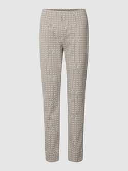 RAFFAELLO ROSSI Stoffen broek met all-over motief model 'PENNY'