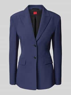 HUGO Slim fit blazer met reverskraag model 'Asmalla'