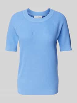 Selected Femme Gebreid shirt met ronde hals model 'SLFELINNA'
