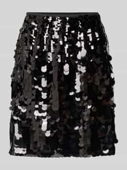 Ichi Knielange rok met pailletten model 'PELEOA'