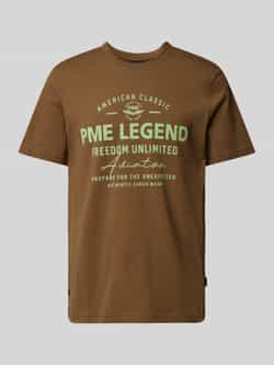 PME Legend T-shirt met labelprint