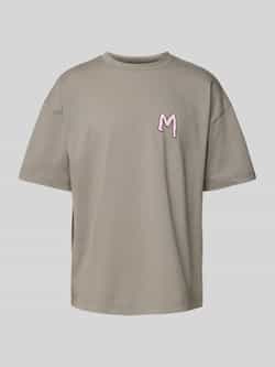 Multiply Apparel Oversized T-shirt met labelprint