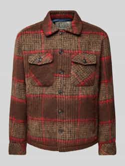 Scotch & Soda Overhemdjack met platte kraag