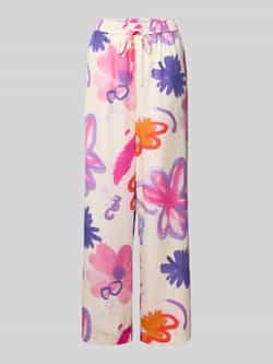 OH APRIL Loose fit stoffen broek met elastische band model 'Antonia'