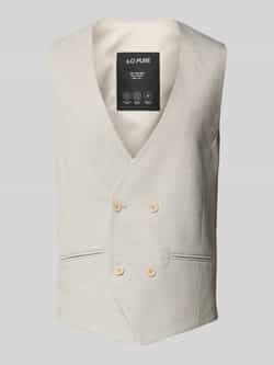 S.Oliver BLACK LABEL Regular fit gilet met fijn geweven structuurmotief