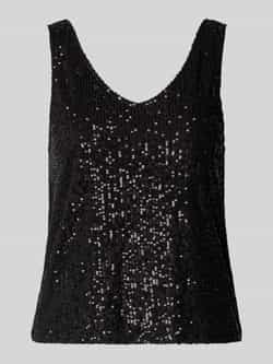 Only Regular fit top met pailletten model 'ANA'