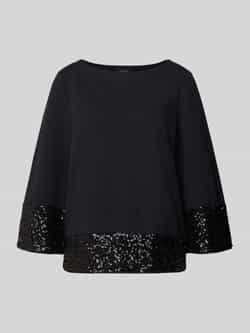 S.Oliver BLACK LABEL Loose fit 3 4-shirt met pailletten