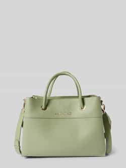 VALENTINO BAGS Handtas met labeldetail in metallic