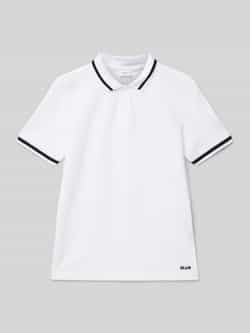 S.Oliver RED LABEL Regular fit poloshirt van katoen-piqué met contraststrepen