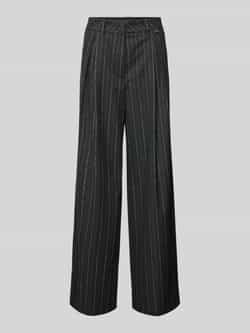 Marc Cain Wide fit bandplooibroek met riemlussen