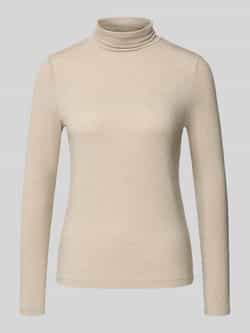 LUISA CERANO Shirt met lange mouwen van lyocellmix met col