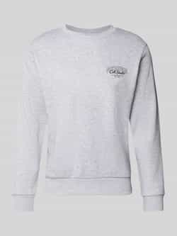 jack & jones Sweatshirt met labelprint model 'MAKOTO'