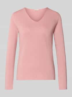 Tom Tailor Regular fit gebreid shirt van een mix van katoen en viscose