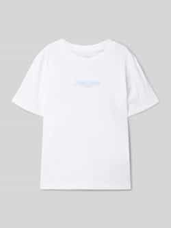 jack & jones T-shirt met labelprint model 'TAVIRA'
