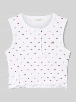 Guess Top met korte knoopsluiting