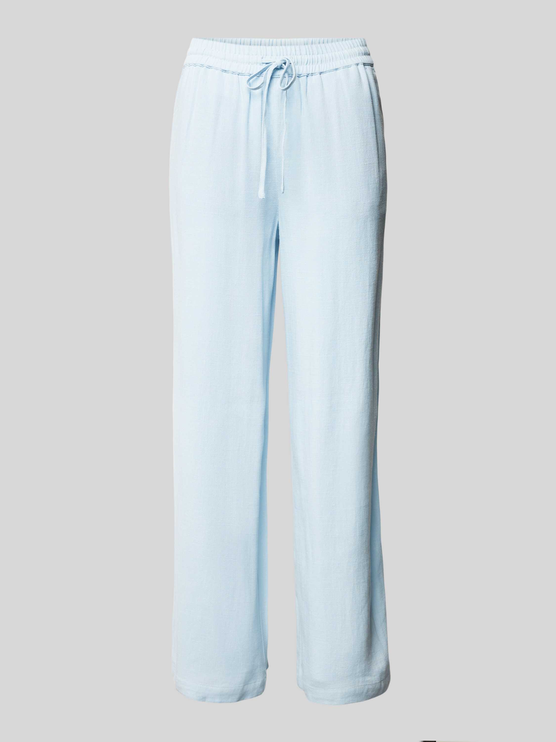 Selected Femme Regular fit broek met elastische band model 'VIVA-GULIA'