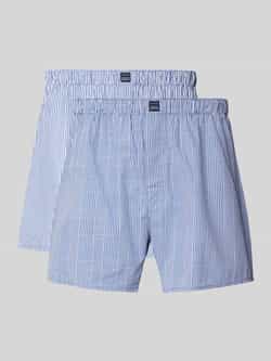Christian Berg Men Relaxed fit boxershort met labelpatch in een set van 2 stuks