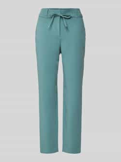 S.Oliver BLACK LABEL Regular fit stoffen broek met riemlussen