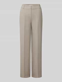 Selected Femme Straight leg stoffen broek met persplooien model 'RITA'