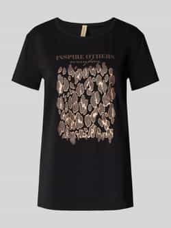 Soyaconcept T-shirt met statementprint model 'RINA'