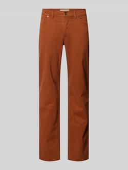 BRAX Cadiz Straight Fit Herenbroek Orange Heren