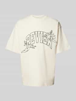 REVIEW T-shirt met labelprint
