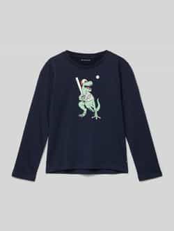 Tom Tailor Regular fit shirt met lange mouwen en motiefprint