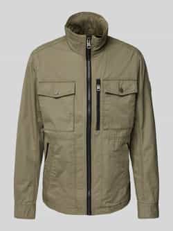 Tom Tailor Regular fit fieldjack van puur katoen met opgestikte borstzakken