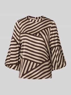 Comma Blouse met ronde hals