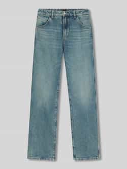 Boss Orange Loose fit jeans van een mix van katoen en lyocell model 'ADA'