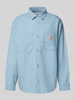 Carhartt Work In Progress Overhemdjack met knoopsluiting model 'Suede'