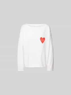 Shirt met lange mouwen en motiefprint