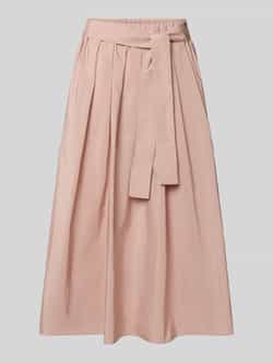 Weekend Max Mara Uitlopende midirok met tailleriem