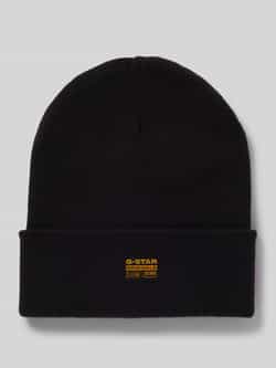 G-Star Raw Beanie met labeldetail model 'Effo'