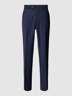 Carl gross Regular fit pantalon met persplooien model 'Silvio'