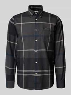 Barbour Tailored fit vrijetijdsoverhemd van puur katoen