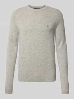 TOMMY HILFIGER Heren Truien & Vesten Lambswool Crew Neck Lichtgrijs