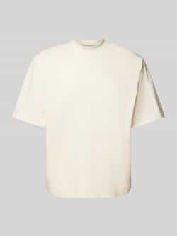 Carlo colucci La Famiglia Donner Oversize T-Shirt Beige Heren