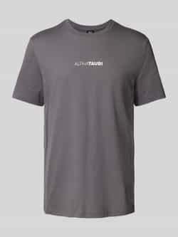 AlphaTauri T-shirt met labelprint model 'JOTTO'