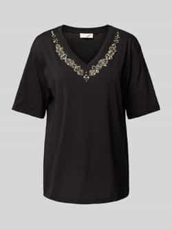 Liu Jo White T-shirt met siersteentjes