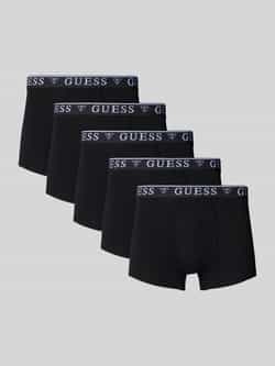 Guess Boxershort met label in band in een set van 5 stuks