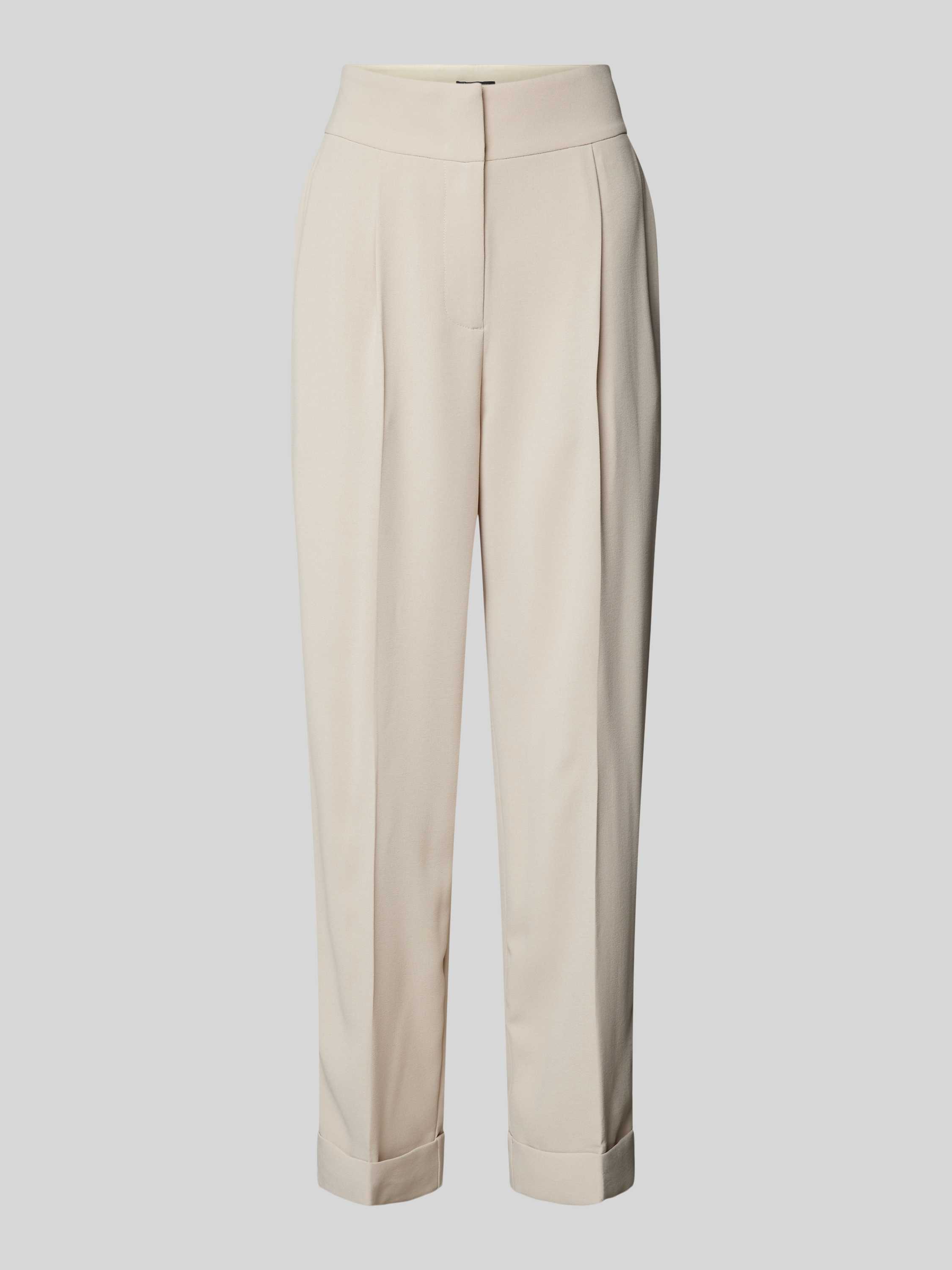 Armani Exchange Elegante Beige Broek Klassieke Stijl Gray Dames